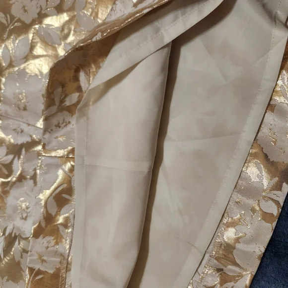 J. Crew Embellished Gold and Cream Mini Skirt - Picture 5 of 5